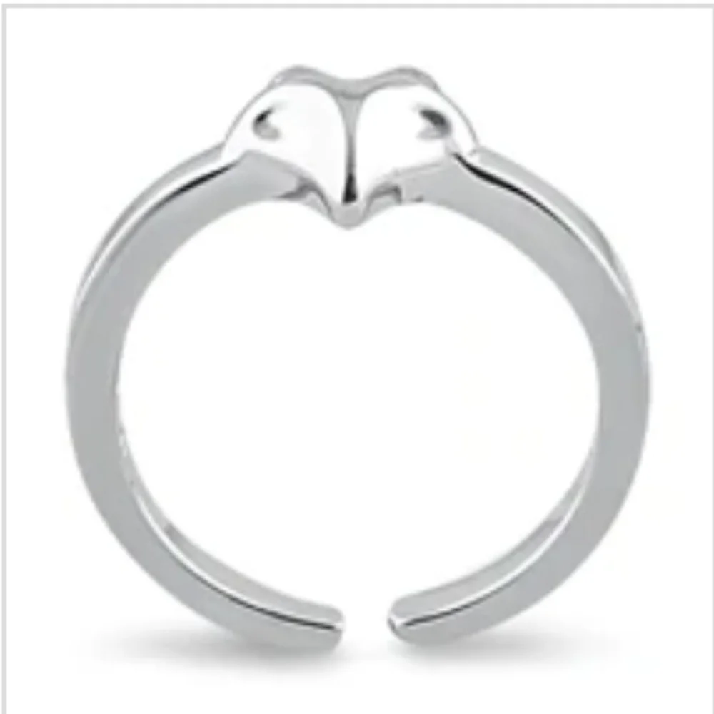 -Sterling Silver Fox Toe Ring. SALE 10.00 - Picture 3 of 5